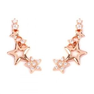 Shooting Star Crawler Earrings